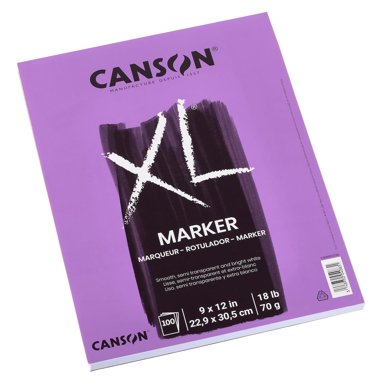 Canson&#xAE; XL&#xAE; Marker Pad, Bright White